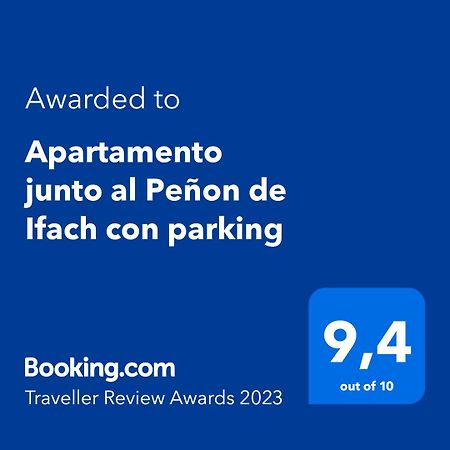 Apartamento Junto Al Penon De Ifach Con Parking Calp Exterior foto